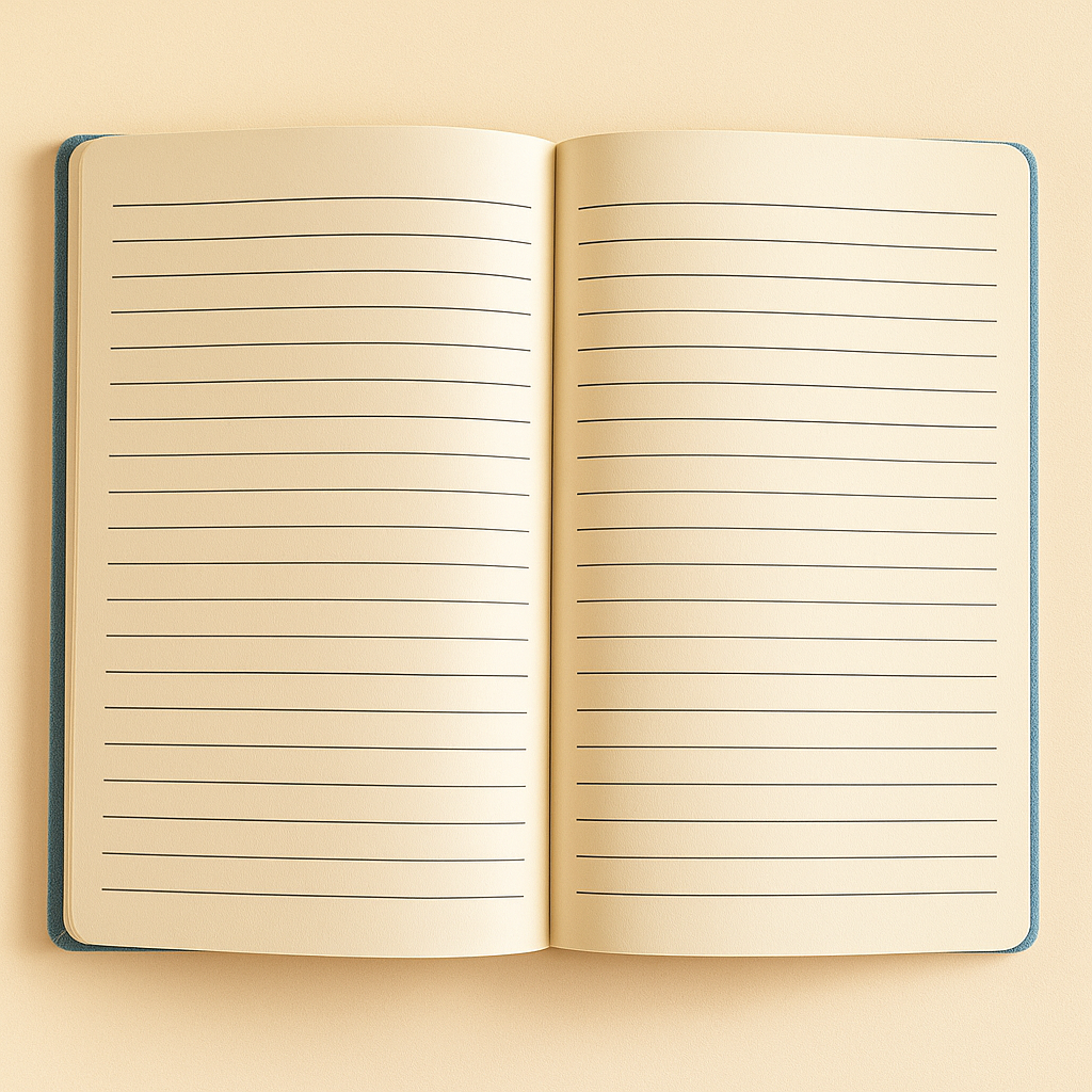 Cuaderno Aterciopelado “Abraza el Camino” – Azul Mediterráneo (80 páginas)