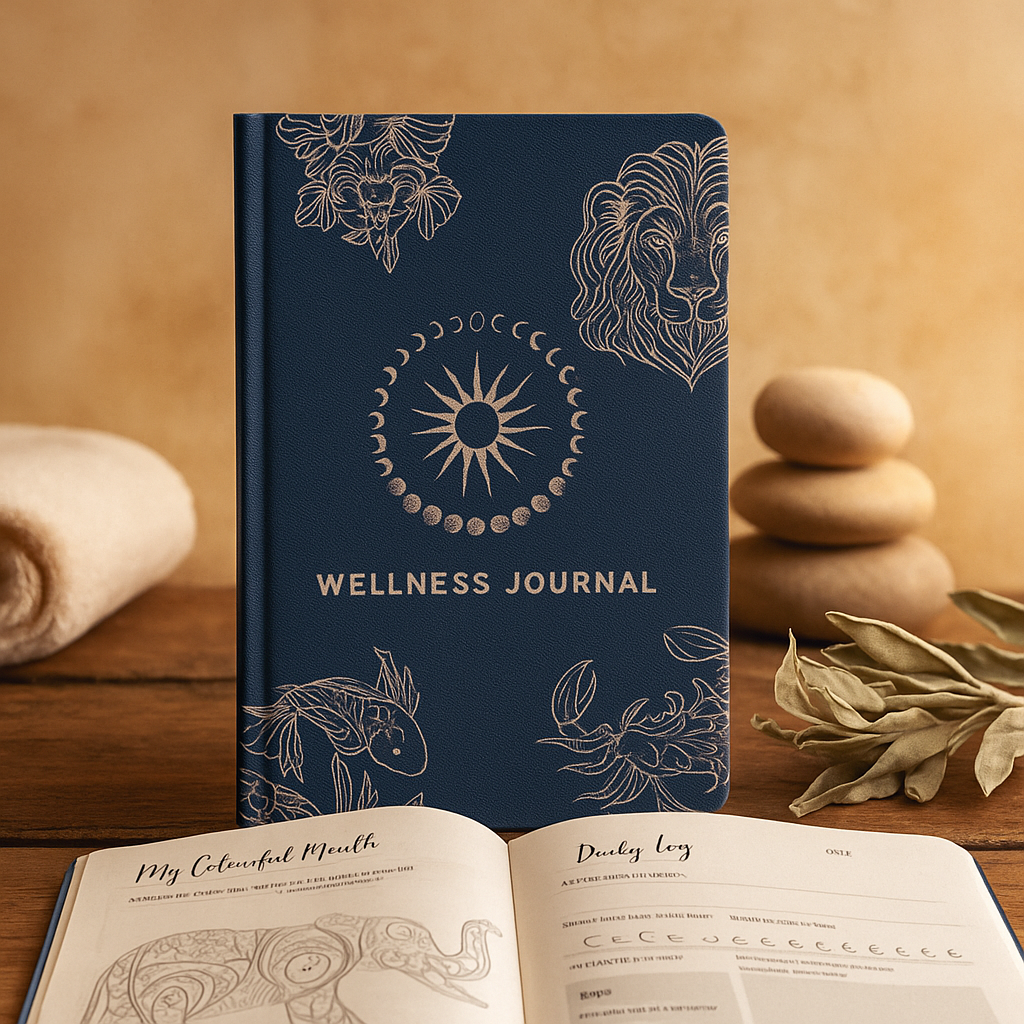 Diario de Bienestar Medianoche – Equilibrio, Ritmo y Energía Interior