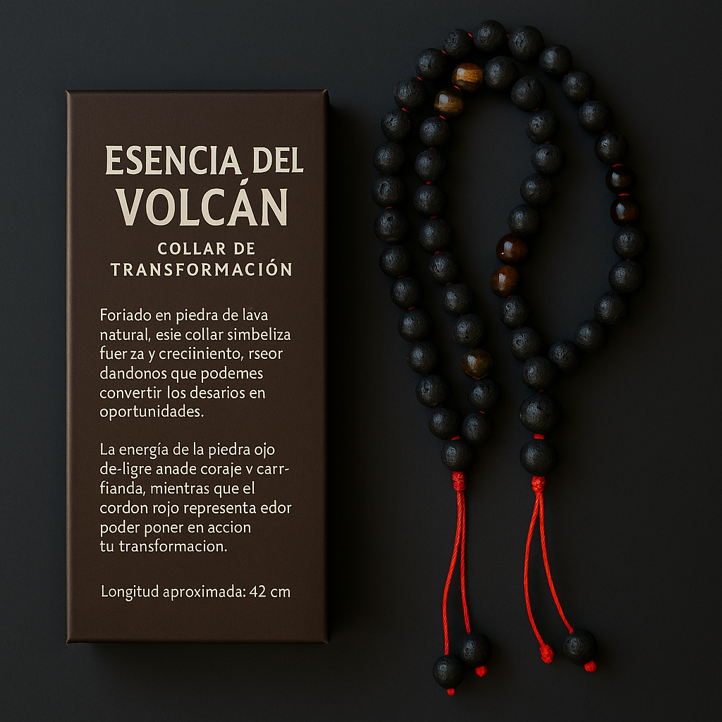 Fuego Interior – Collar de Transformación y Propósito