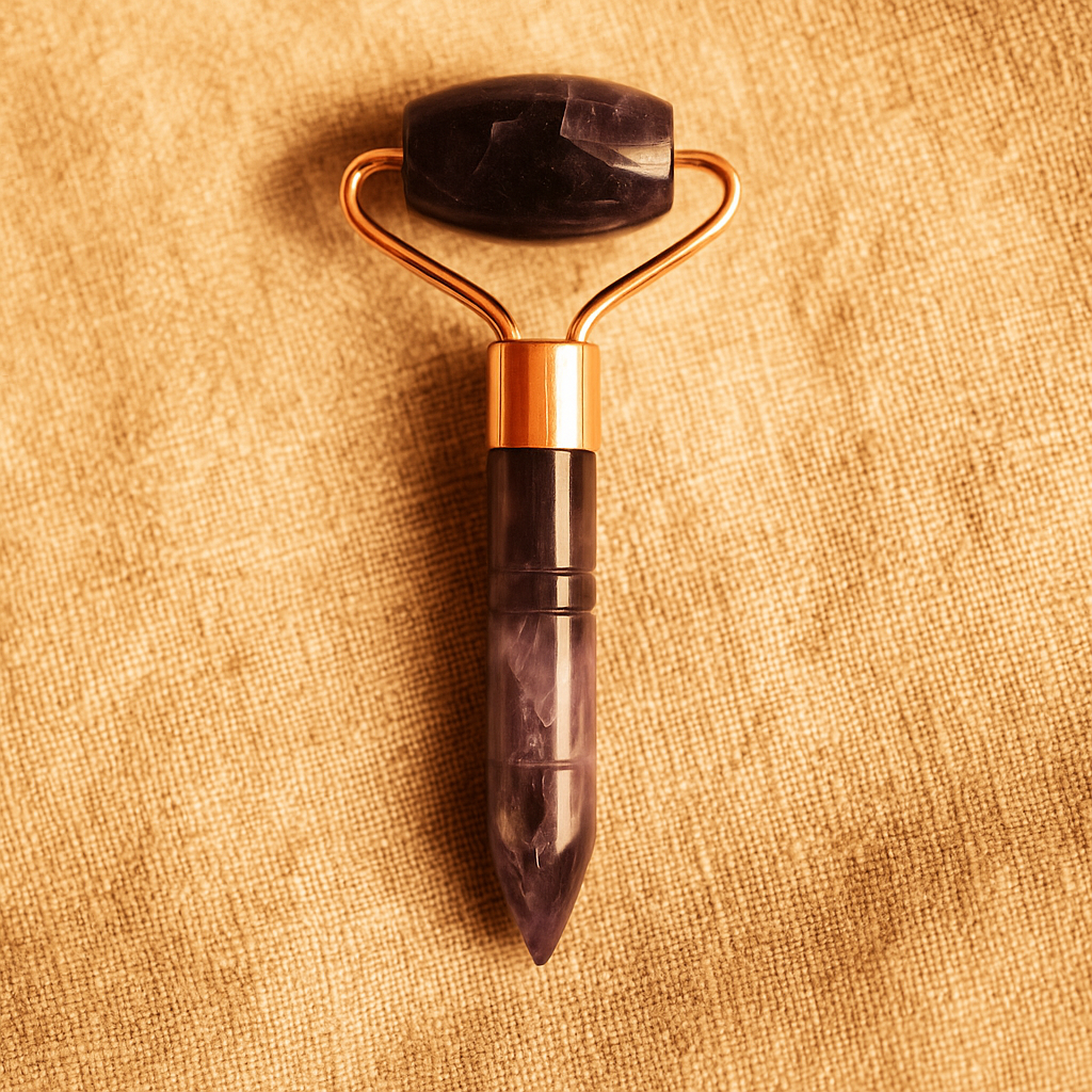 Mini Rodillo Facial de Amatista – Ritual de Belleza y Energía Natural
