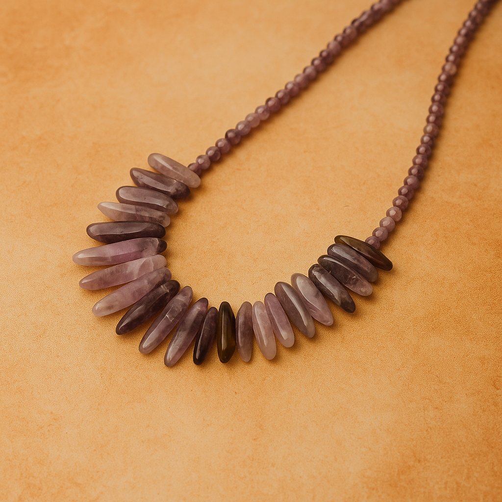 Collar de Amatista Natural – Energía, Belleza y Protección