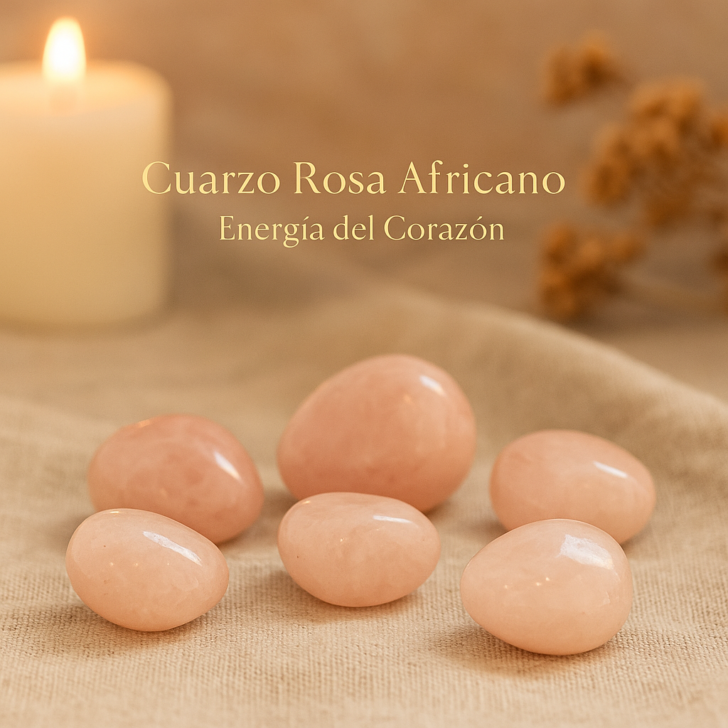 Cuarzo Rosa Africano – Energía del Corazón
