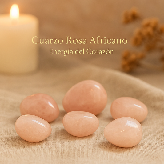 Cuarzo Rosa Africano – Energía del Corazón